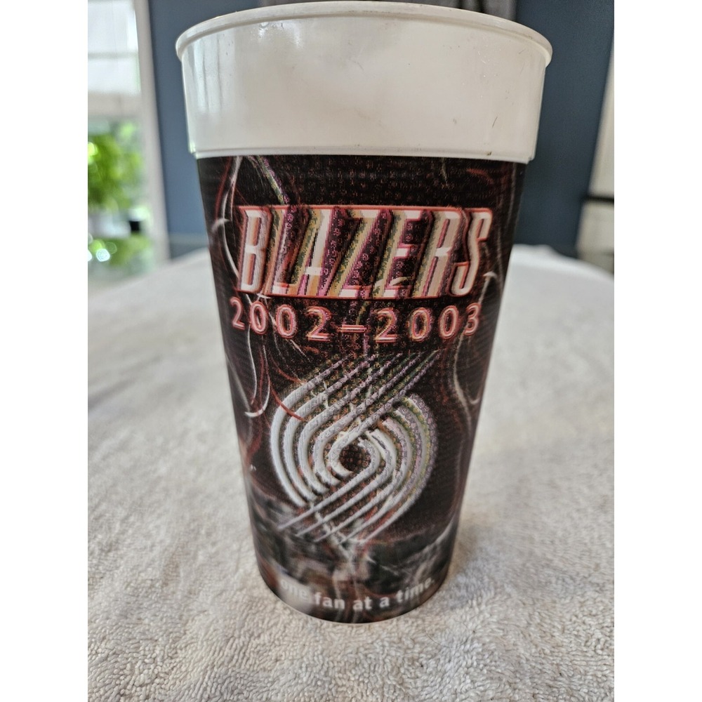 Blazers 02-03 32oz Stadium Cup Holographic Cup #3 Of Set